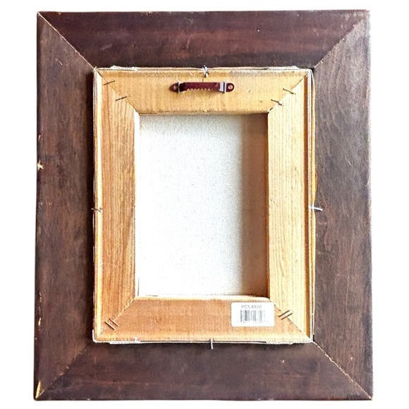 Framed Bird Art with Red and Green Accents signed by “Lee” - Picture 2 of 2